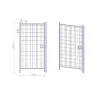 שער יחיד להולכי רגל MBF-GATE1000